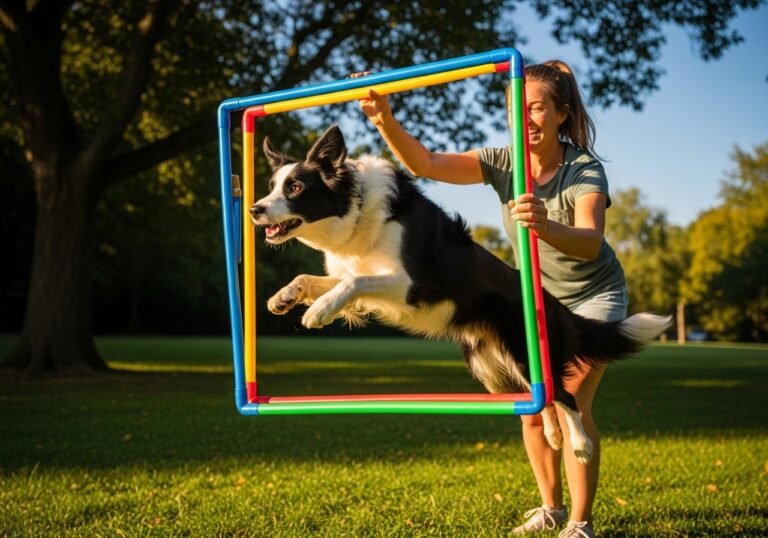 Beyond the Hula Hoop: Teach Your Dog to Jump Through a Square Frame
