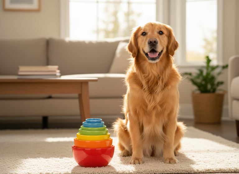 Brain Games: Teach Your Dog to Nest Measuring Cups for Mental Stimulation