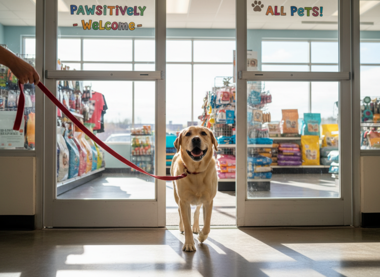 Conquering Fear: Helping Your Nervous Dog Navigate Automatic Sliding Doors