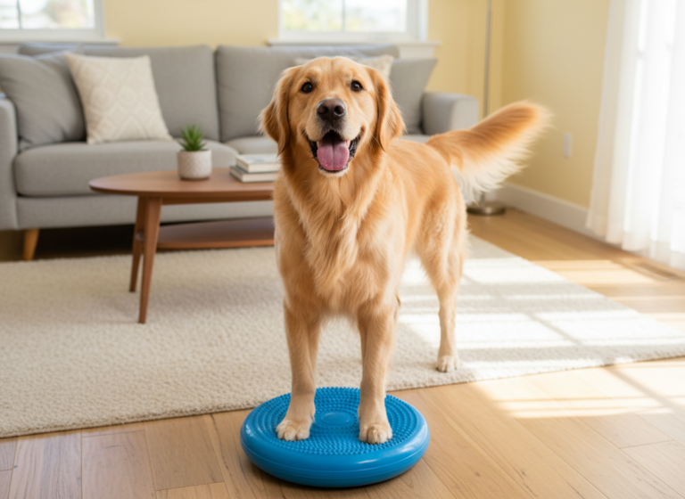 Core Strength for Canines: Beginner Balance Disc Exercises