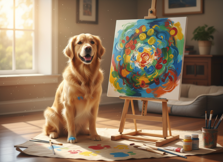 Create Art With Your Pup: A Safe & Easy DIY Dog Painting Tutorial
