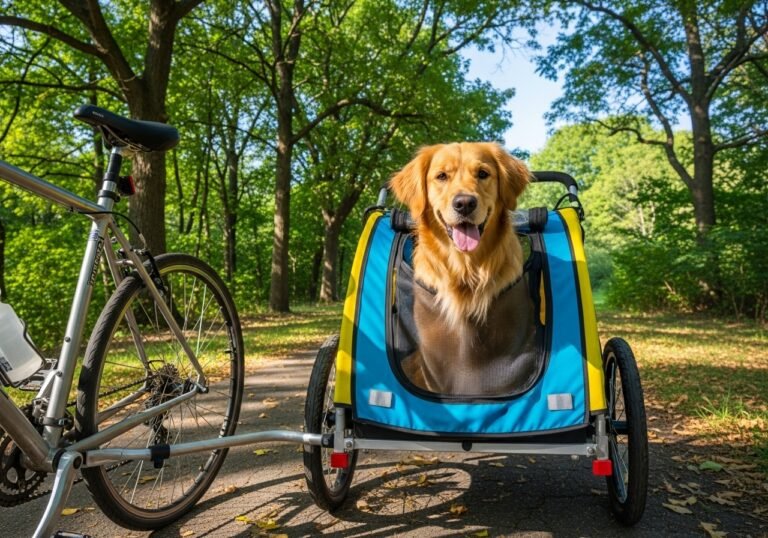 Desensitizing Your Dog to Riding in a Bike Trailer for Summer Trips