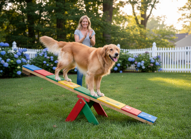 DIY Agility: Building Confidence on a Backyard Teeter Totter