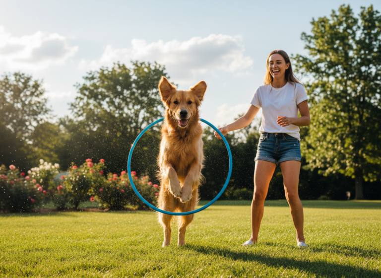 DIY Agility: How to Teach Your Dog to Jump Through a Hula Hoop