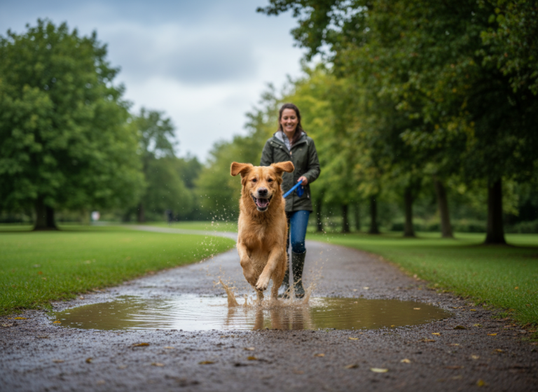 Dry Paws: How to Teach Your Dog to Jump Over Puddles on Walks