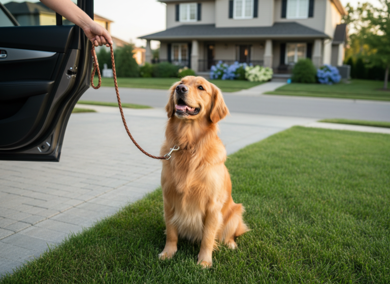 Essential Safety: Teaching the "Wait" Command for Car Rides