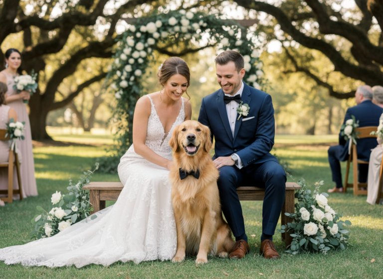 Help Your Dog Accept a Bow Tie Without Fussing for Wedding Photos