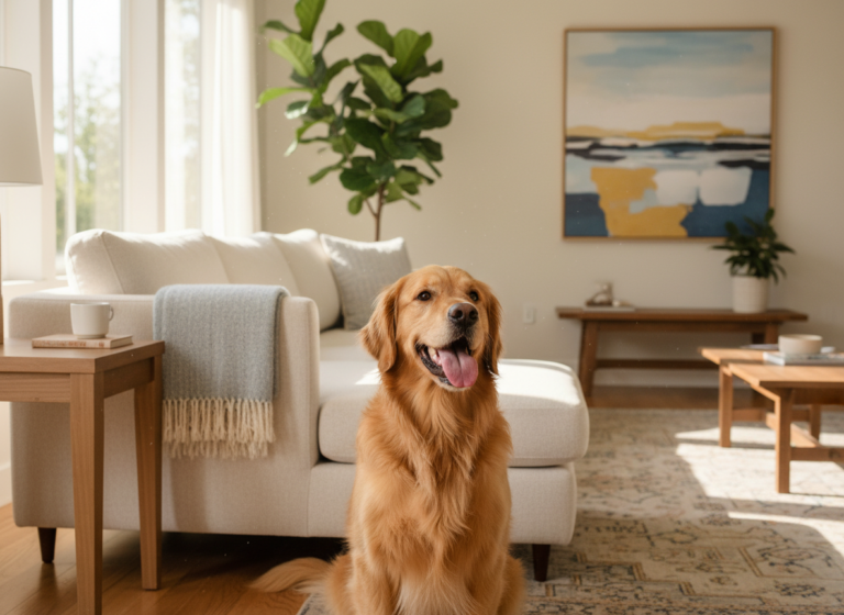 Hide and seek: Teach Your Dog the 'Peekaboo' from Behind the Sofa