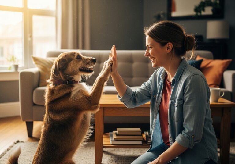 High Five! The Cutest Trick to Teach Your Rescue Dog Today