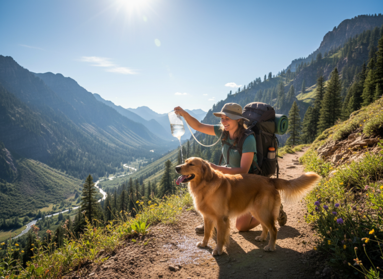 Hiking Hack: Teach Your Dog to Drink From a Hydration Pack Bladder
