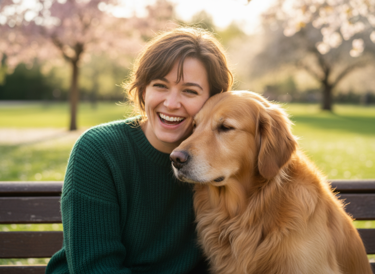 How to Teach Your Dog to Rest Their Head on Your Shoulder for Photos