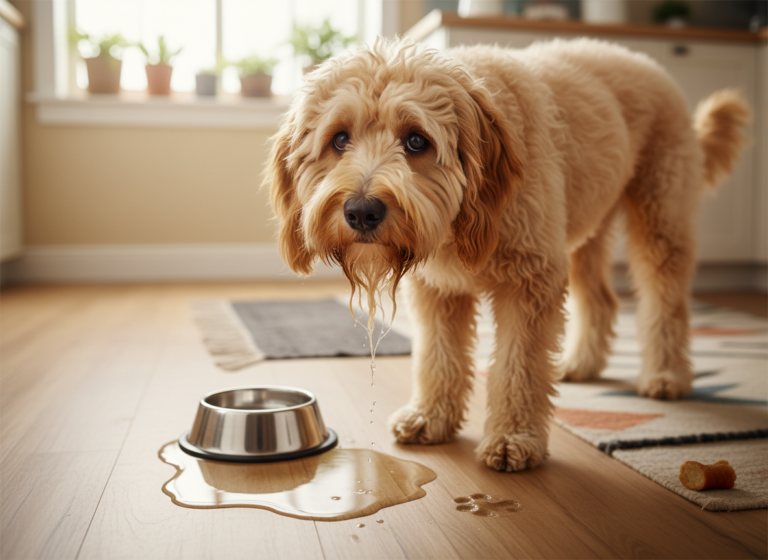 Messy Drinker? Teach Your Dog to Wipe Their Face After Drinking