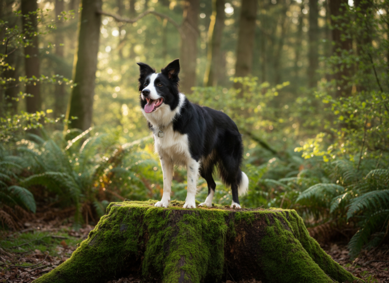Nature Parkour: Teaching Your Dog to Balance on Tree Stumps on Walks