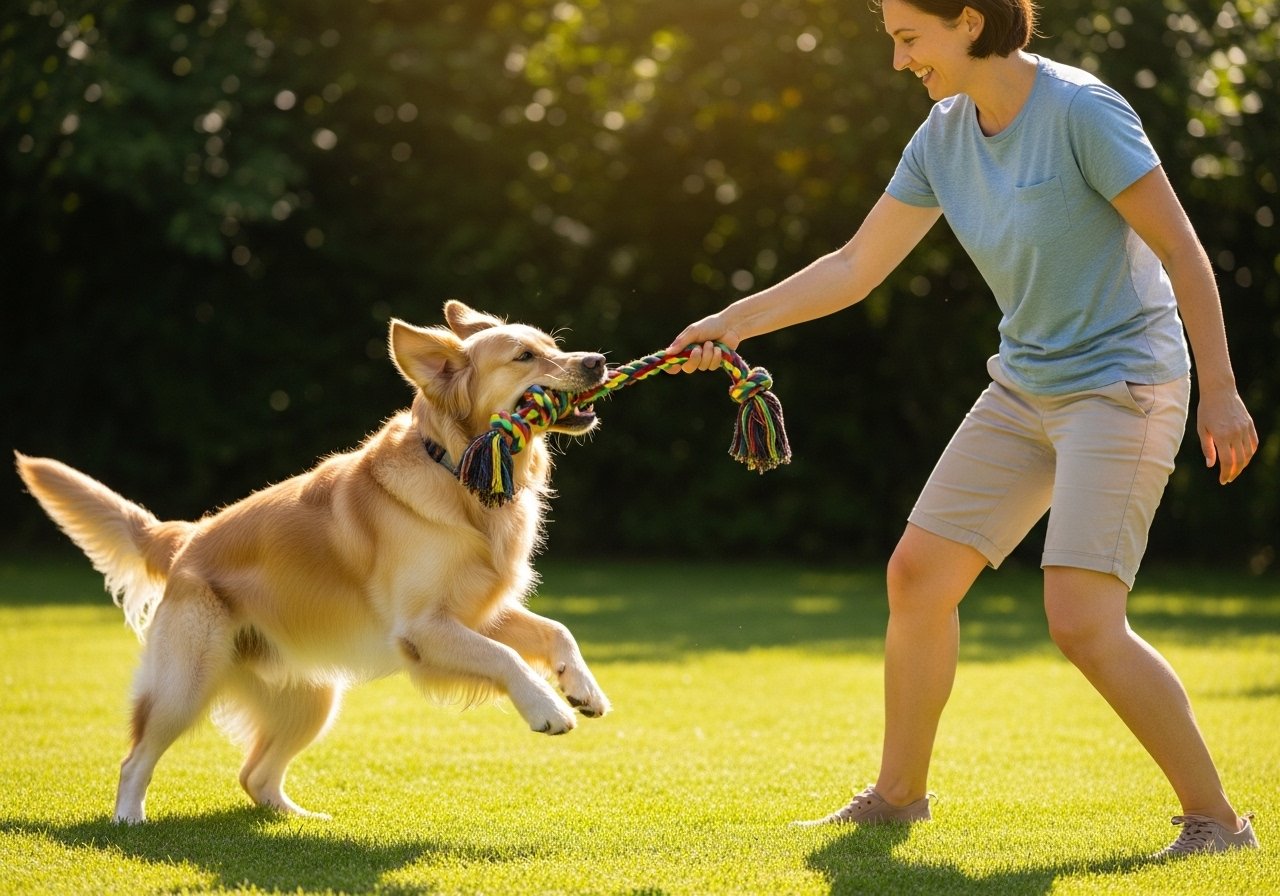 Play Safely: Teaching the Rules of Tug of War to High Energy Dogs
