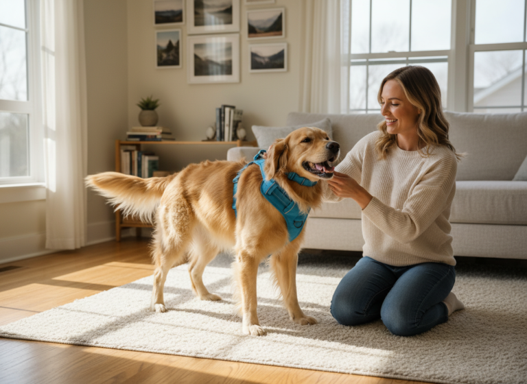 Stress-Free Walks: Teaching Your Dog to Step Into Their Harness Willingly