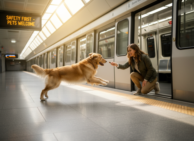 Subway Safety: Teaching Your Dog to Jump Over Platform Gaps
