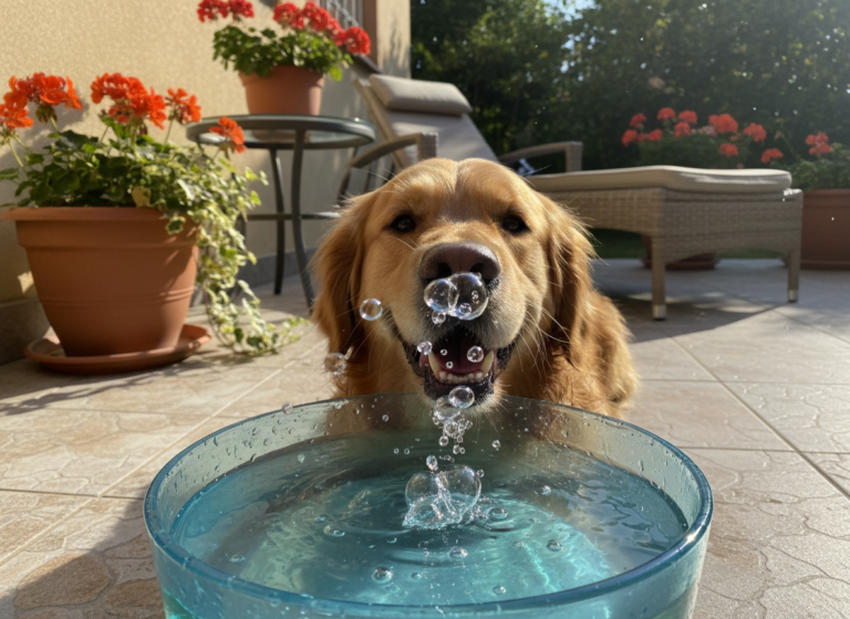 Summer Fun: How to Teach Your Dog to Blow Bubbles in Their Water Bowl
