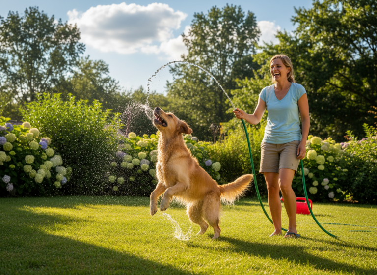 Summer Fun: Safe Ways to Teach Your Dog to Drink from a Hose
