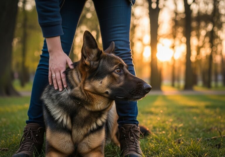 Tactical Dog Training: Teaching the 'Cover' Position for Anxiety Relief