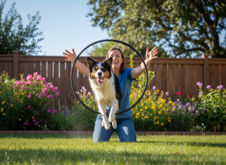 The Arm Hoop Jump: A Fun Agility Trick for Small to Medium Dogs