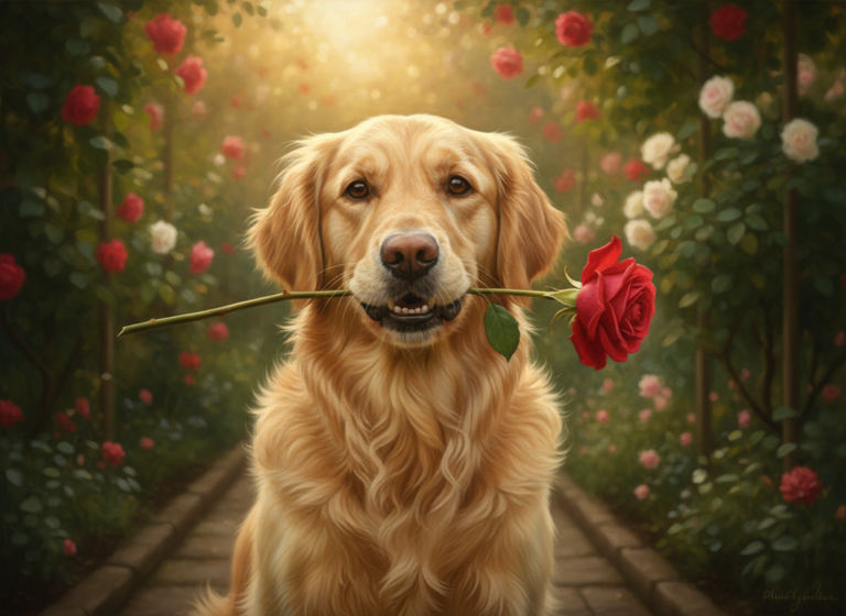 The Bachelor Dog: How to Teach Your Pup to Gently Hold a Rose