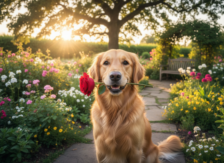 The Bachelor Rose Trick: Teaching Your Dog to Gently Hold a Flower