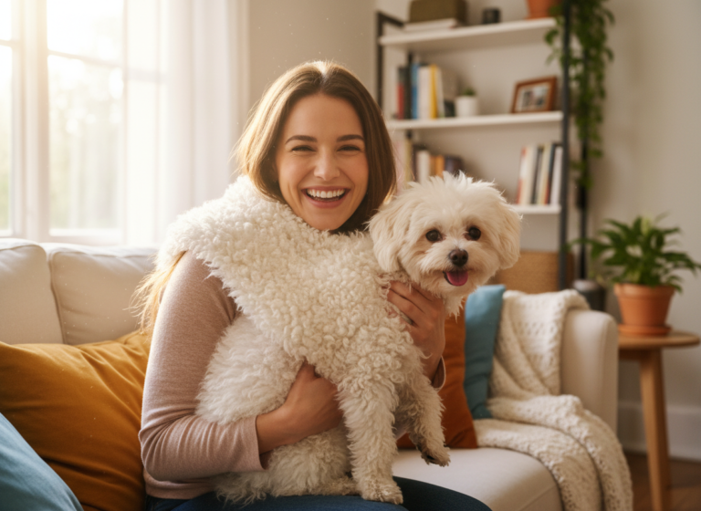 The Cutest Trick Ever: How to Teach a Small Dog to Be a Scarf