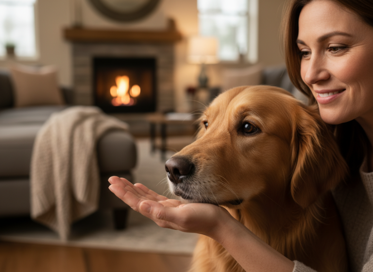 The Gentle Nudge: Teaching a Hand Target for Anxiety Relief