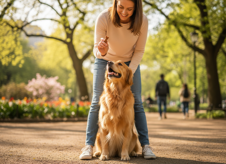 The 'Middle' Command: How to Teach Your Dog to Walk Between Your Legs