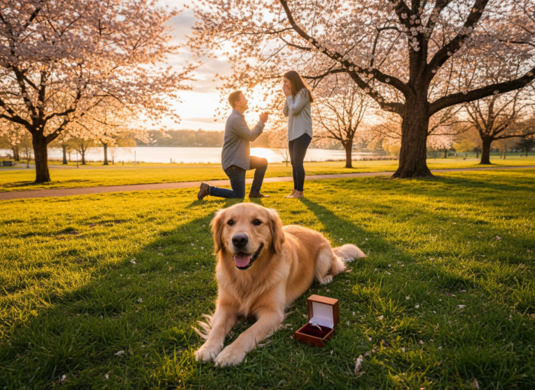 The Perfect Engagement: Teaching Your Dog to Bow with a Ring Box