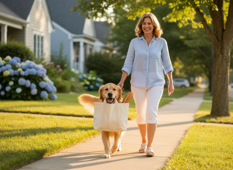 The Ultimate Helper: Teach Your Dog to Carry a Light Grocery Bag