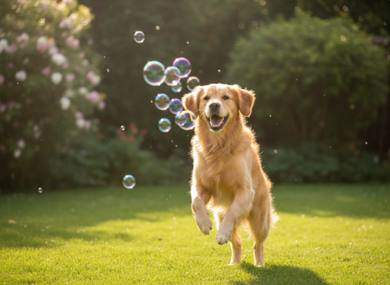 The Ultimate Summer Game: Teaching Your Dog to Catch Bubbles Safely