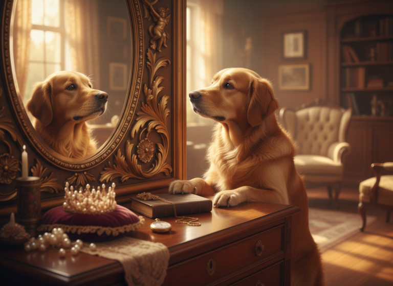 Vanity Trick: How to Teach Your Dog to Kiss Their Own Reflection